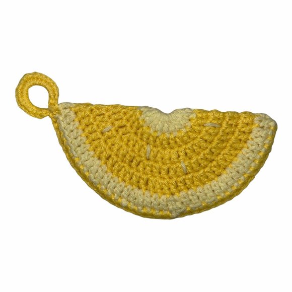 Handmade Hand Crafted Lemon Fruit Pot Holders - Picture 5 of 5